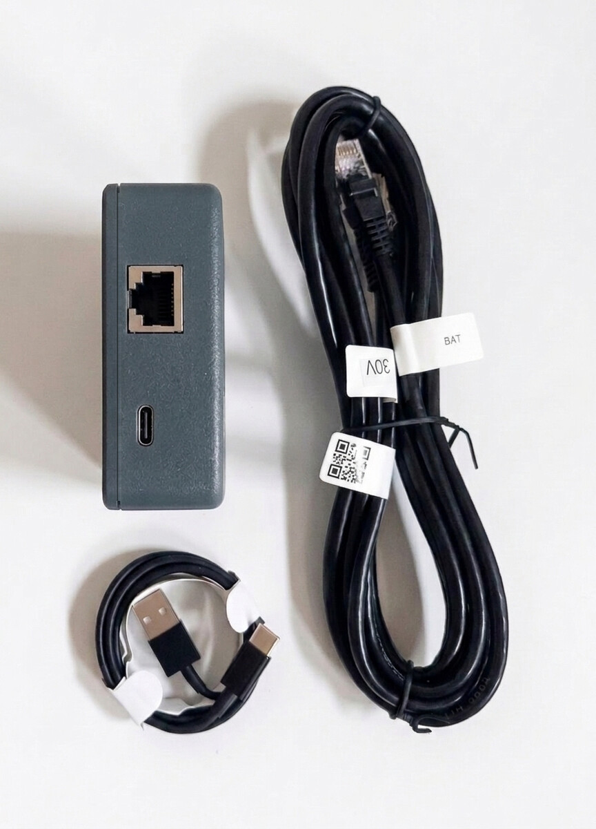 WeCo Monitor RJ45 RS485 socket and USB-C power socket